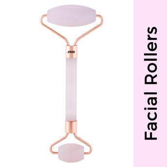 Rose Quartz Face Massage Roller - Best Used With Serums & Oils for Radiant, Relaxed Skin