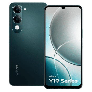 vivo Y19s 5G (4GB RAM, 128GB, Majestic Green) | With Charger