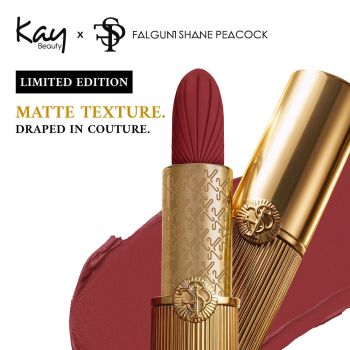 Kay Beauty x Falguni Shane Peacock Luxe Matte Lipstick - Rani Rose